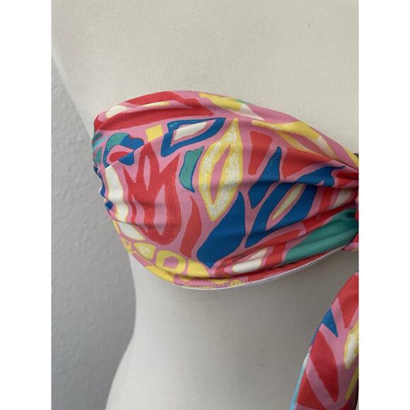 Kenny Flowers Swim Bikini Top Strapless Bandeau Colombia Swimwear - Picture 2 of 5